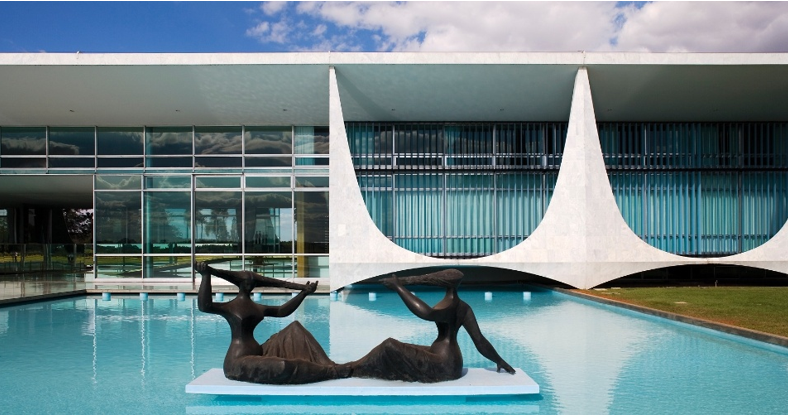 arquitetura moderna brasileira: Oscar Niemeyer palácio da alvorada